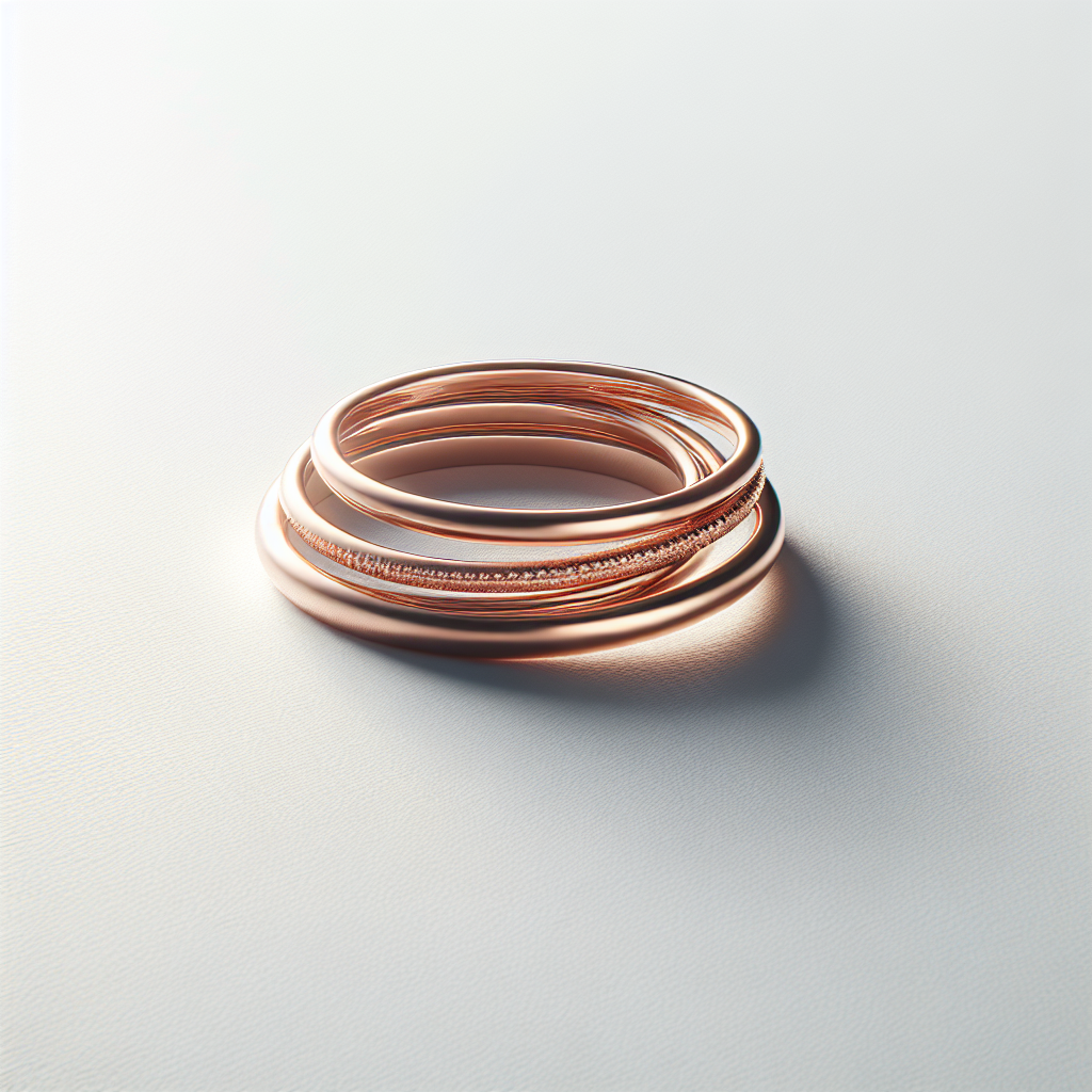 Rose Gold Stackable Rings
