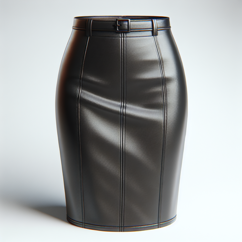 Faux Leather Pencil Skirt
