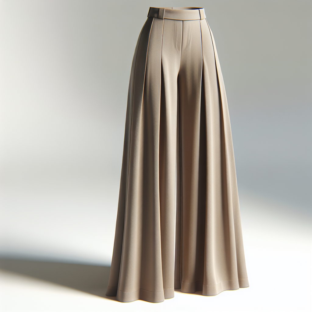 High-waisted Palazzo Pants