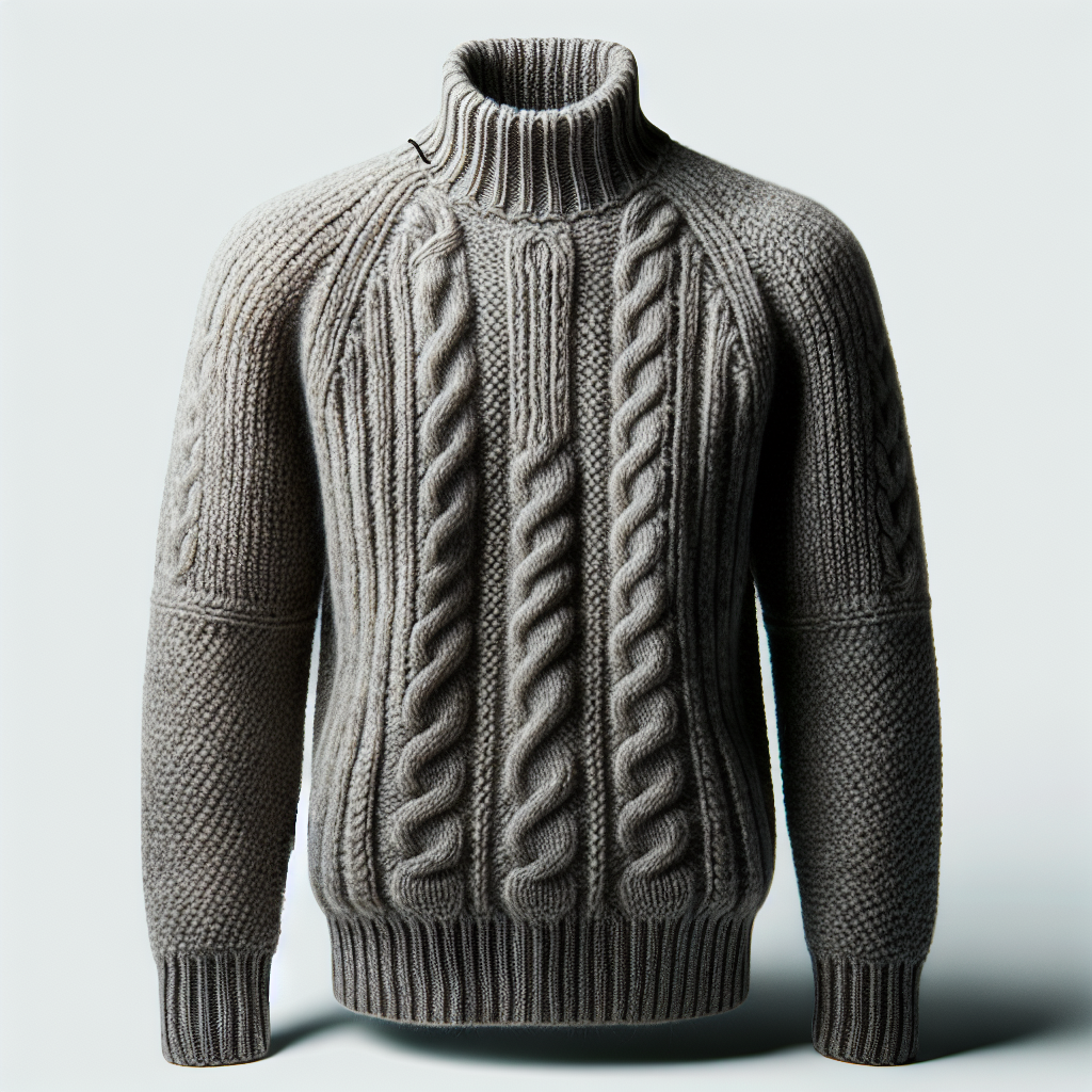 Klassischer Strickpullover