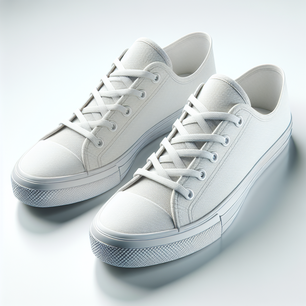 Women's White Canvas Sneakers