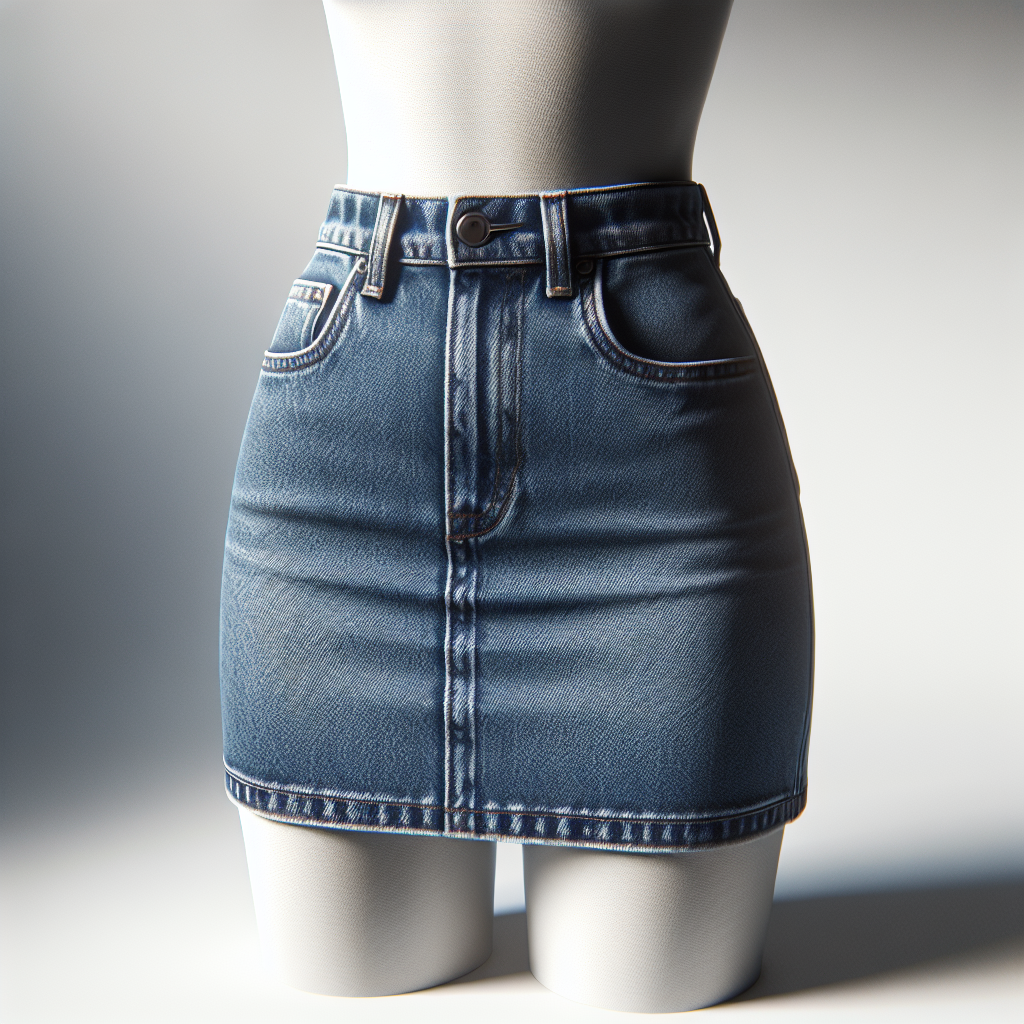 Denim Mini Skirt