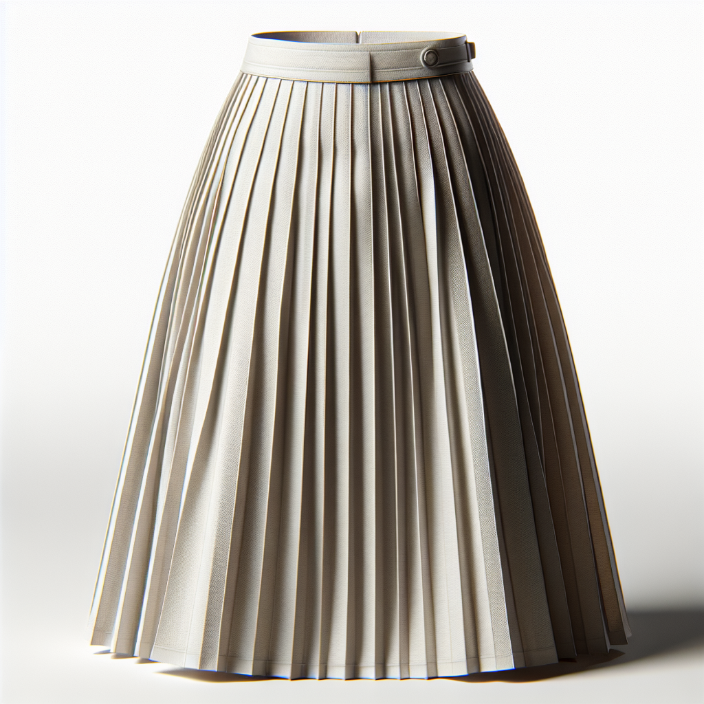 Pleated Midi Skirt